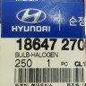 Лампочка Противотуманной Фары (12в, 27вт) Hyundai-KIA