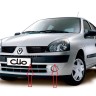 Накладки бампера переднего Renault Symbol CLIO 1998-2006 НОВЫЕ