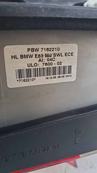 Фонарь задний правый BMW X3 E83 2006⁠–⁠2011