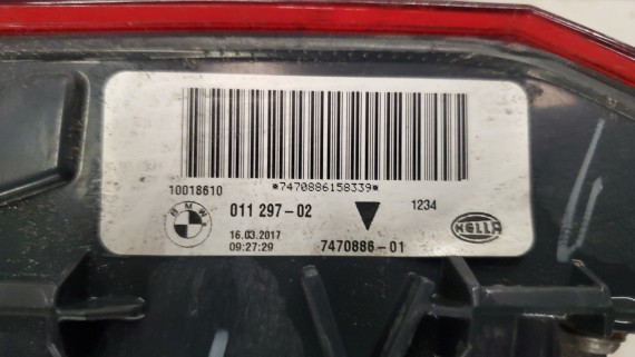 Фонарь задний правый BMW X5 F15 2013-2018