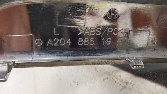 Молдинг заднего бампера левый Mercedes X204 GLK 2008-2015