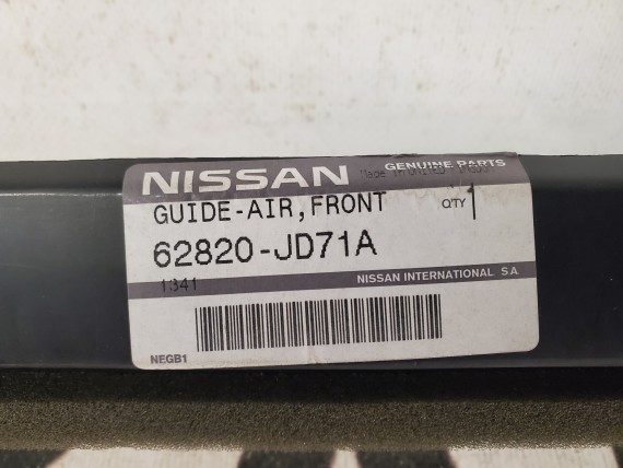 Воздуховод радиатора верхний Nissan Qashqai J10 2006-2014