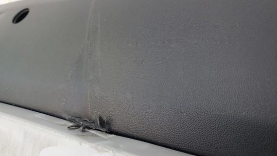 Юбка заднего бампера KIA Carnival 4 2020-н.в.