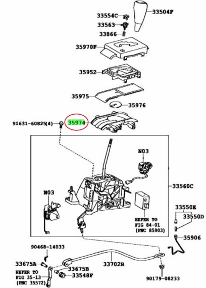 Накладка селектора акпп внутренняя Toyota Land Cruiser 200 2007-2015г