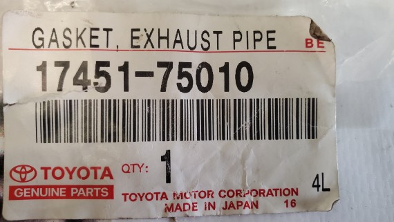 Прокладка глушителя Toyota Camry V50 LEXUS ES250, 350, 300H 2011-2014