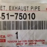 Прокладка глушителя Toyota Camry V50 LEXUS ES250, 350, 300H 2011-2014