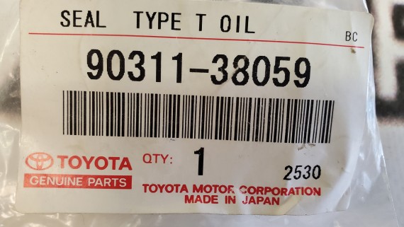 Сальник коленвала передний Avensis T220, Corolla Verso R10, Corolla E110 1995-2000