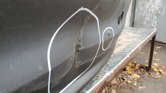 Бампер задний Mazda CX-5 1 2011-2017