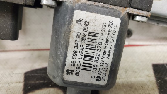 Стеклоподъемник задний правый Peugeot 308 2007–2015