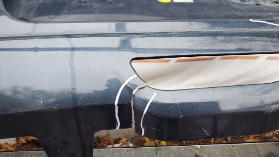 Бампер задний Peugeot 408 2012-2017