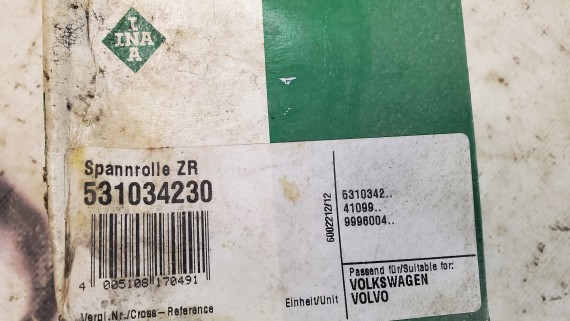 Ролик натяжной ремня ГРМ Volkswagen Transporter T4, LT Volvo 850