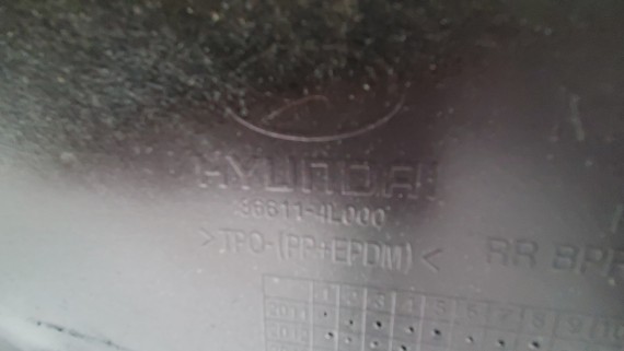 Бампер задний Hyunday Solaris 1 2010-2014 седан