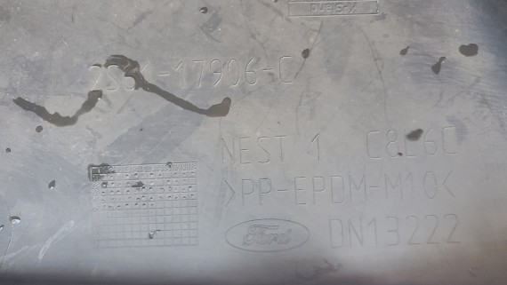 Юбка заднего бампера Ford Fiesta Mk5 2002-2008