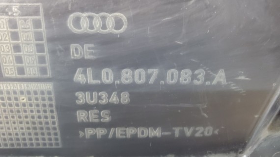 Воздуховод тормозного диска левый Audi Q7 2007-2015г
