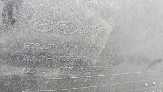 Бампер задний Kia Ceed 1 ED 3D HB 2006–2012