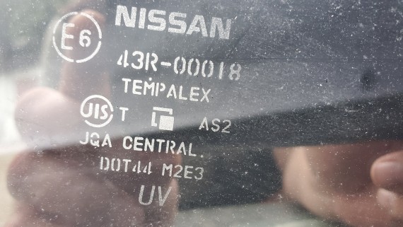 Стекло заднее Nissan Teana J32 2008–2014