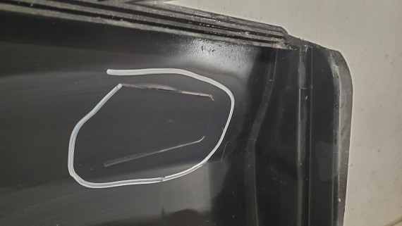 Молдинг двери задний левый Skoda Karoq 2017-2026