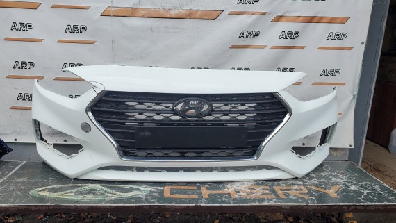 Бампер передний Hyundai Solaris 2 2017-2020