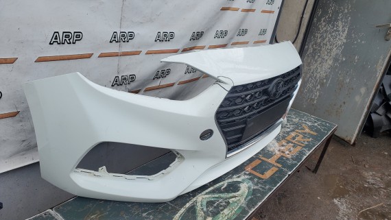 Бампер передний Hyundai Solaris 2 2017-2020