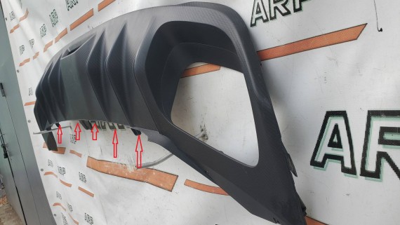 Юбка заднего бампера Geely Coolray Sport SX11 2020-н.в.
