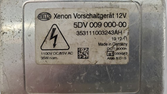 Блок ксеноновой лампы HELLA 5dv00900000