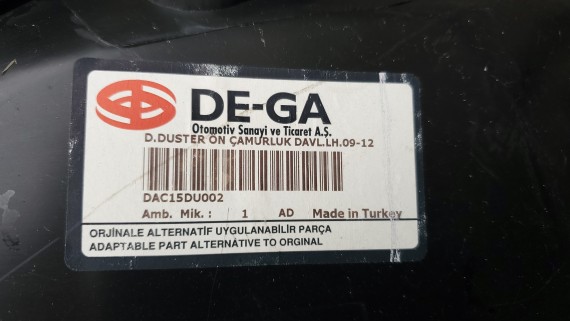 Подкрылок передн левый Renault Duster 2015-2021