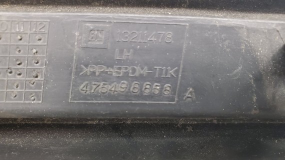Заглушка противотуманной фары левая Opel Corsa D 2006-2010
