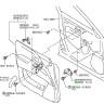 Крепление обшивки двери левое переднее Infiniti QX56 Nissan Patrol Y62 2010-н.в