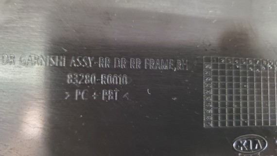 Накладка стойки двери задняя правая Kia Carnival 4 2020-нв