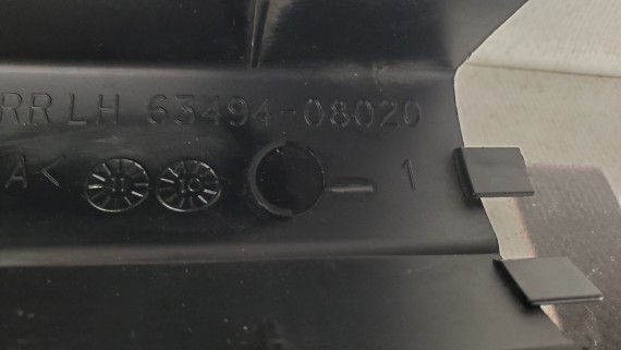 Крышка рейлинга задняя левая Toyota Sienna 3 2010-2020