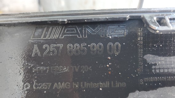 Юбка заднего бампера Mercedes-Benz Cls-Class C257 AMG 2021-2022