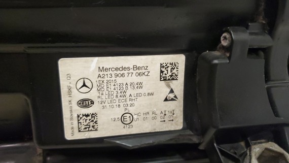 Фара левая Mercedes-Benz E-class W213 2016-2020