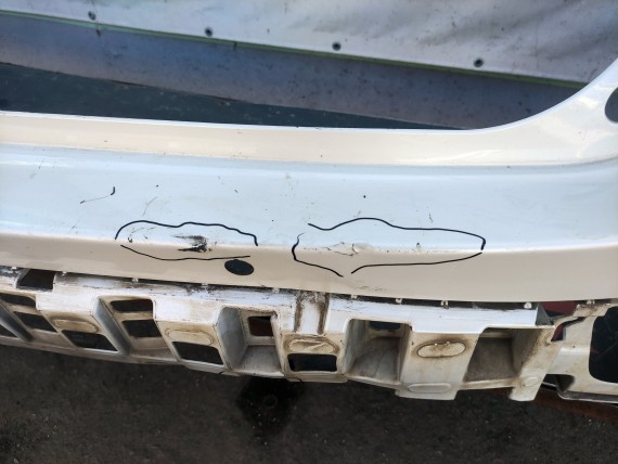 Бампер задний Toyota Highlander 3 u50 2013-2016
