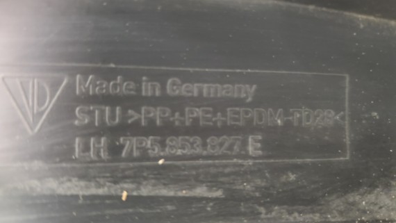 Расширитель крыла задний левый Porsche Cayenne 958 2010–2018