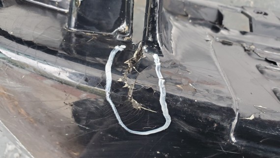 Бампер задний Toyota Land Cruiser Prado 120 2002-2009