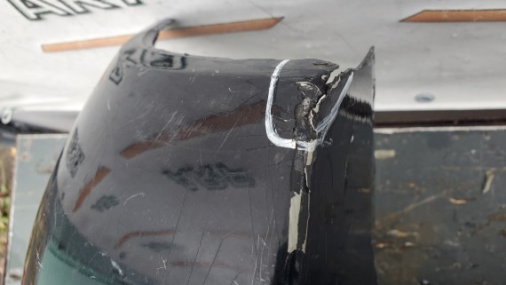 Бампер задний Toyota Land Cruiser Prado 120 2002-2009