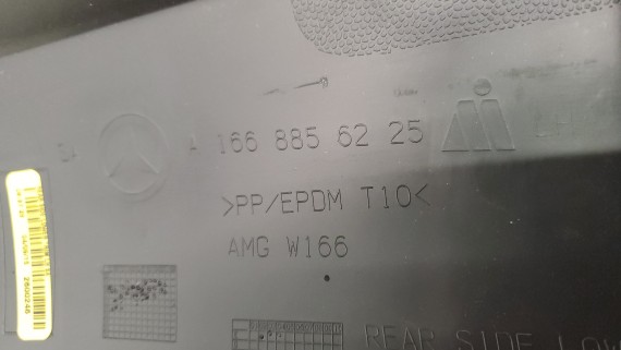 Накладка заднего бампера левая Mercedes-Benz M-Class W166 AMG 2011-2015