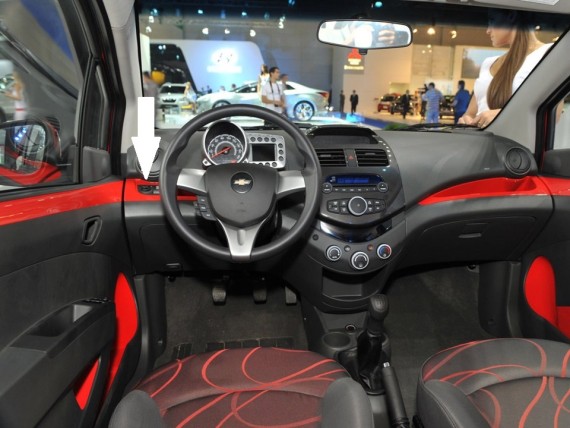 Накладка приборной панели Chevrolet Spark M300 2010-2015