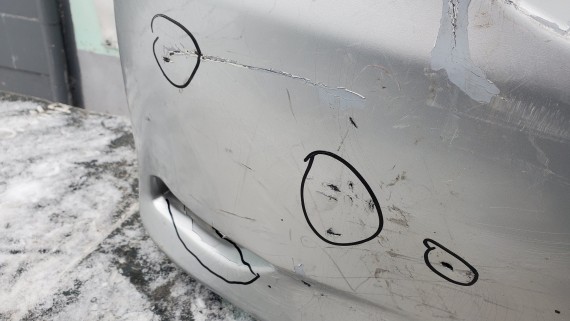 Бампер задний Toyota Corolla E150 2008-2013
