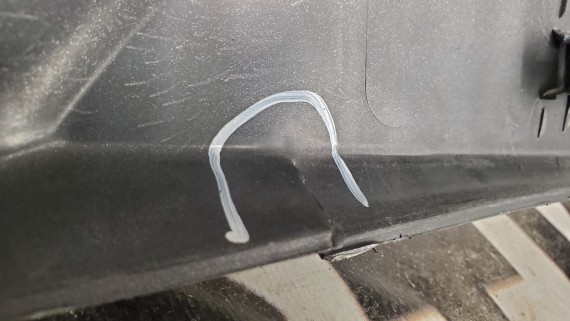 Накладка заднего бампера Mitsubishi Outlander 3 GF 2012-2020