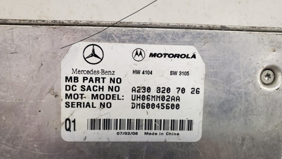 Блок управления телефоном Mercedes-Benz GL-class X164 2005-2008
