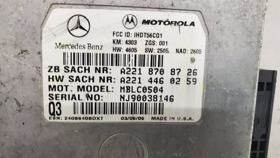 Блок управления телефоном Mercedes-Benz GL-class X164 2005-2008