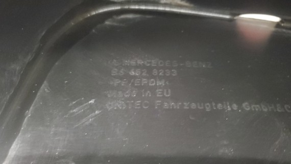 Брызговик задний правый Mercedes-Benz S-Class W221 2005-2013