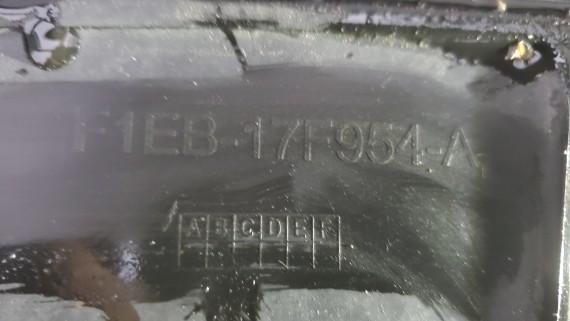 Юбка бампера заднего Ford Focus 3 2014-2018