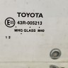 Стекло двери заднее правое Toyota Camry V50 V55 2011-2014