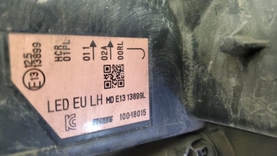 Фара левая LED Nissan Qashqai 2 J11 2013–2022