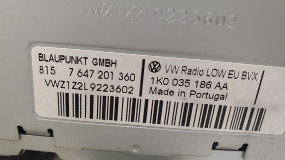 Магнитола штатная Volkswagen Passat 6 Golf 6 Jetta 6 2005-2010