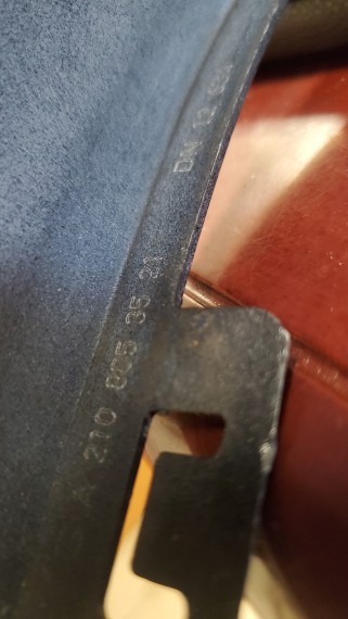 Накладка заднего бампера левая Mercedes-Benz E-Class W210 1999-2003