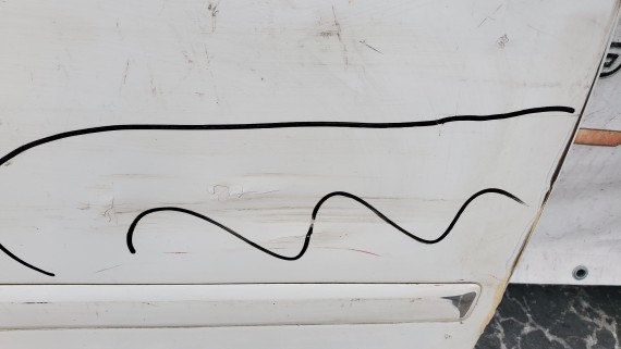 Дверь передняя правая Audi A3 8P 3D 2003-2013