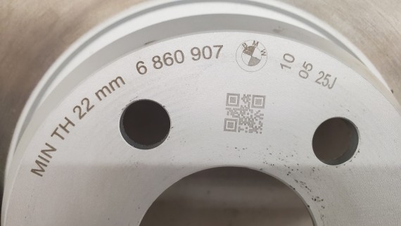Диск тормозной передний BMW 1 Е87, 3 E90, 5 F10, X1 Е84 2004-2017